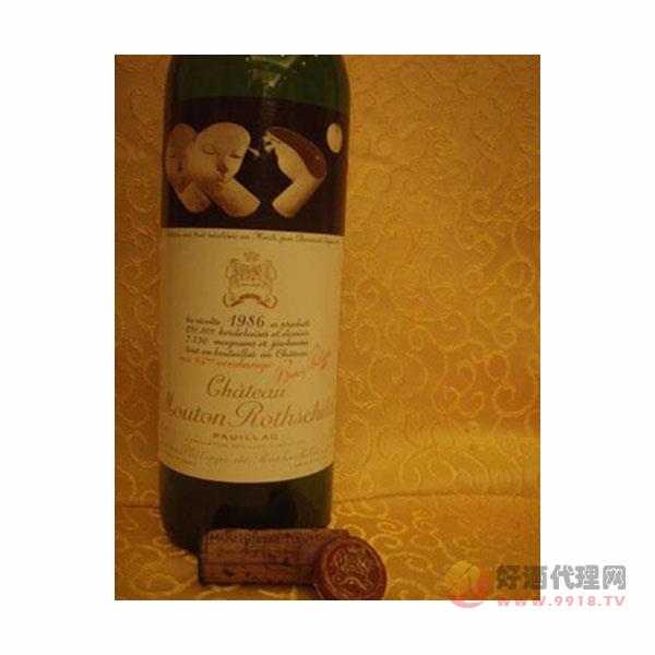1986年木桐正牌-葡萄酒