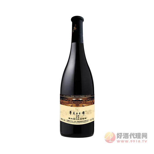 华夏五千年佳宴橡木桶干红葡萄酒750ml
