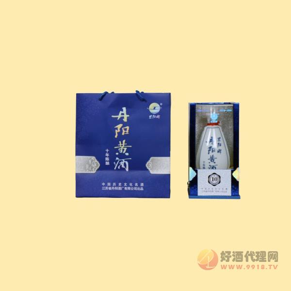 丹阳十年青花瓷黄酒500ml