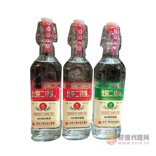 京正阳北京二锅头出口型方瓶酒42度500ml