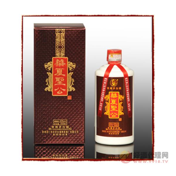 贵州茅台镇-华夏圣公-43度酱香型白酒500ml