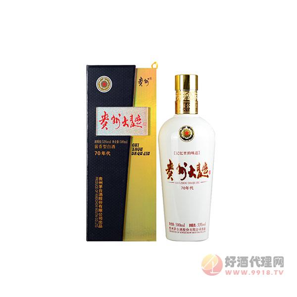 贵州大曲（70年代）白酒500ml