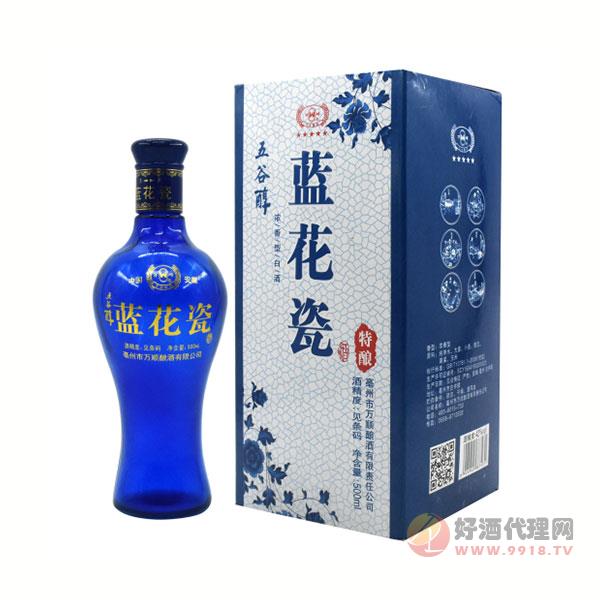 五谷醇-蓝花瓷白酒