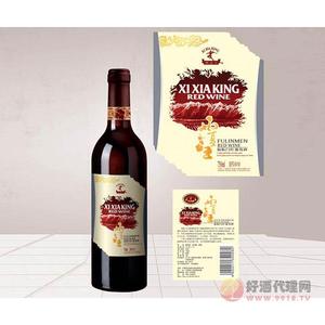 西夏王福临门红葡萄酒