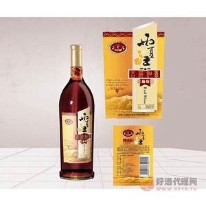 西夏王吉祥如意红葡萄酒