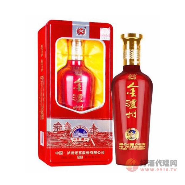 金泸州8品藏白酒52度500ml