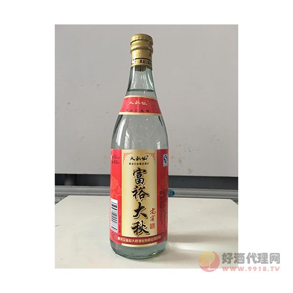 富裕大秋老窖酒光瓶