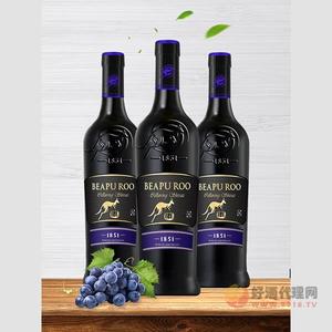 巴布袋鼠窖藏西拉干红葡萄酒