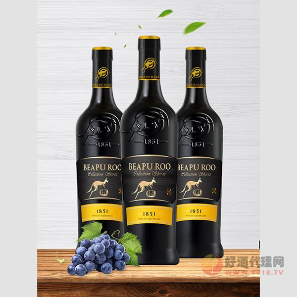 巴布袋鼠珍藏西拉干红葡萄酒-(1)