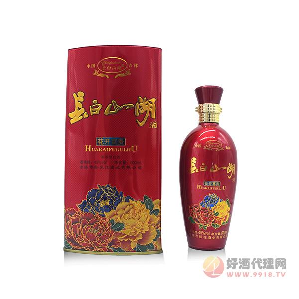 长白山湖花开富贵酒600ml