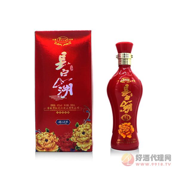 长白山湖锦上添花酒500ml