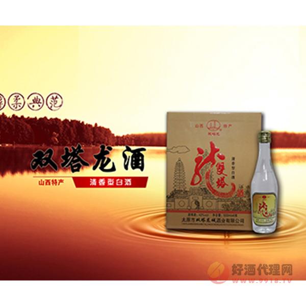 双塔龙酒光瓶