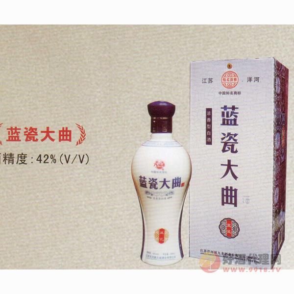 九龙蓝瓷大曲酒500ml