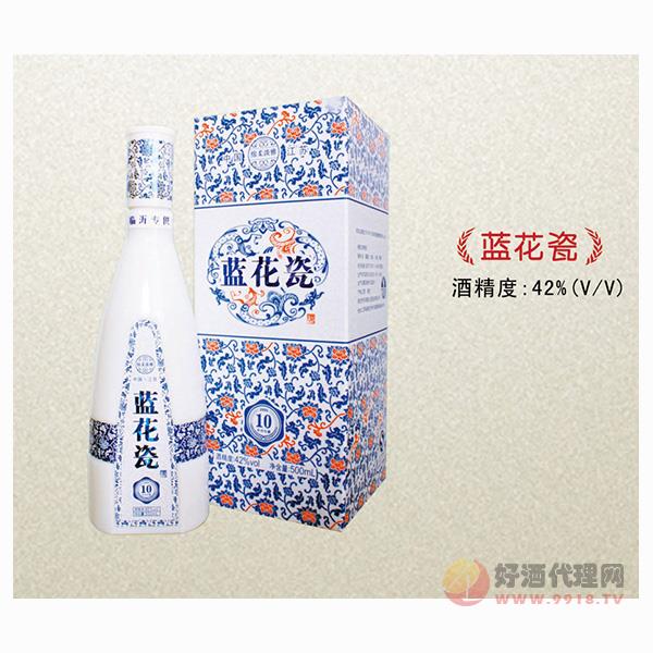 九龙蓝花瓷酒500ml