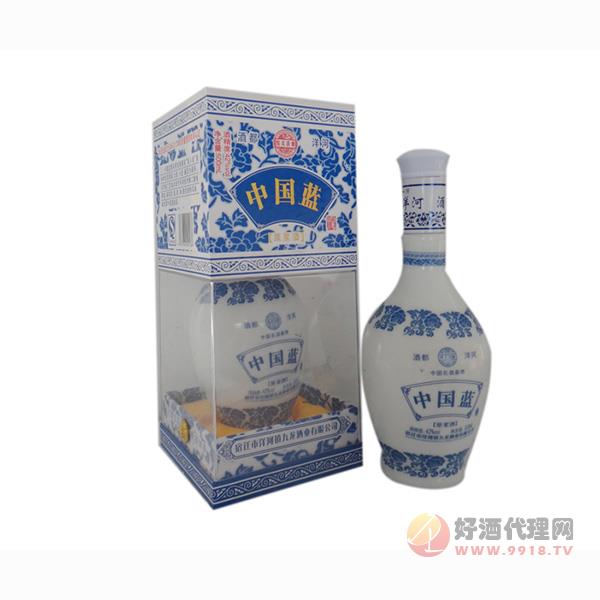 九龙中国蓝青花瓷酒500ml