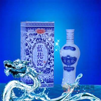 梦韵蓝花瓷酒