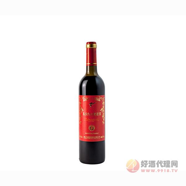 万通喜庆红山葡萄酒730ml