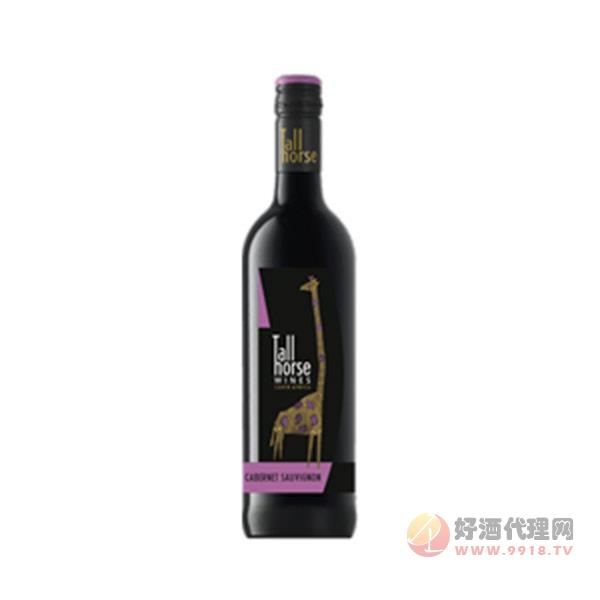 南非长颈鹿赤霞珠红葡萄酒