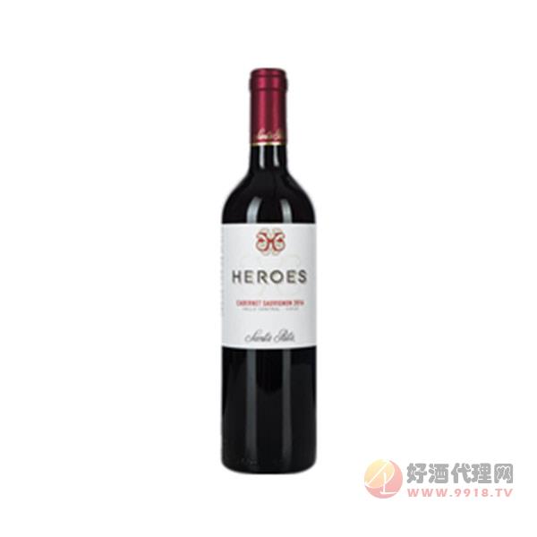 圣丽塔英雄赤霞珠干红葡萄酒