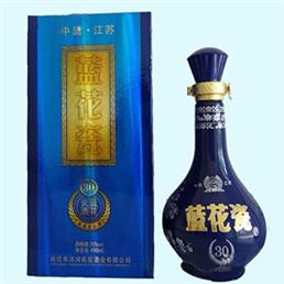 30蓝花瓷白酒500ml