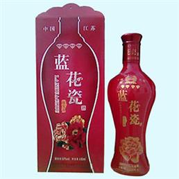 红宝石蓝花瓷白酒500ml