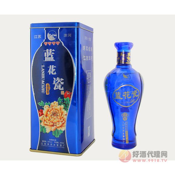 古窖蓝花瓷蓝瓶酒500ml