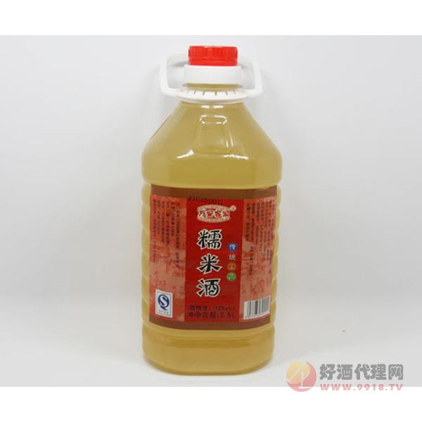 万安客家糯米酒2.5L