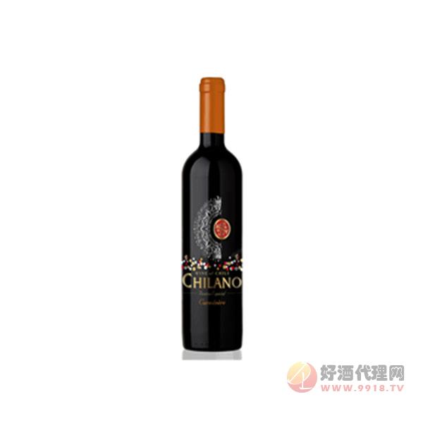 智利人佳美娜珍藏干红葡萄酒