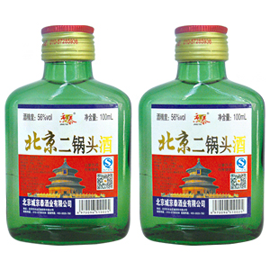 京泰二锅头小绿100ml