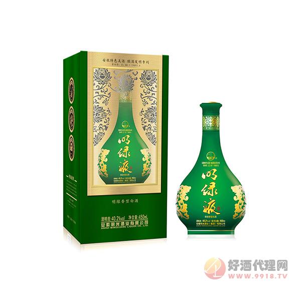 明绿液（绿瓶）酒450ml