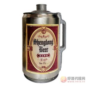 胜龍白啤-2L×2桶-11°P