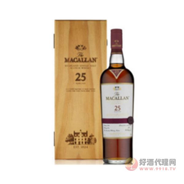 供应麦卡伦25年Macallan-Anniversary-malt单一麦芽威士忌雪莉桶老酒