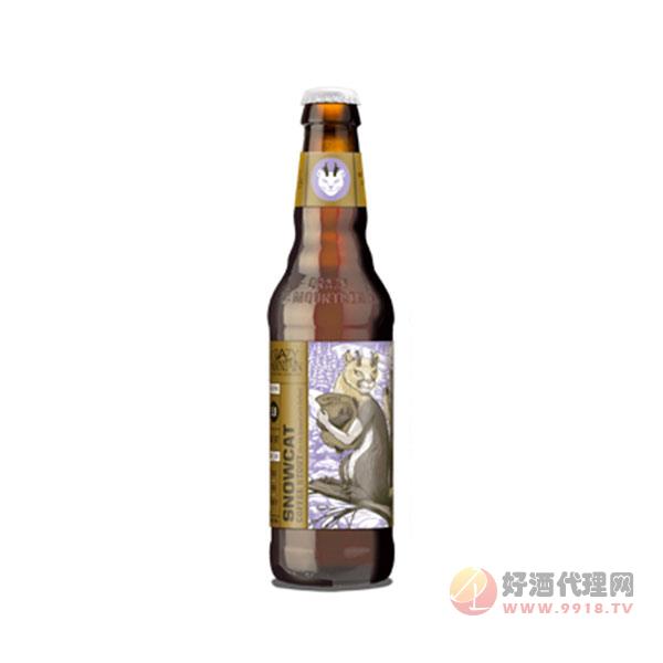 疯狂山峰-雪豹咖啡世涛啤酒配制酒（瓶）355ML