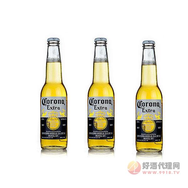 科罗娜原装进口啤酒科罗娜啤酒330ml_24瓶品质保障瓶啤酒