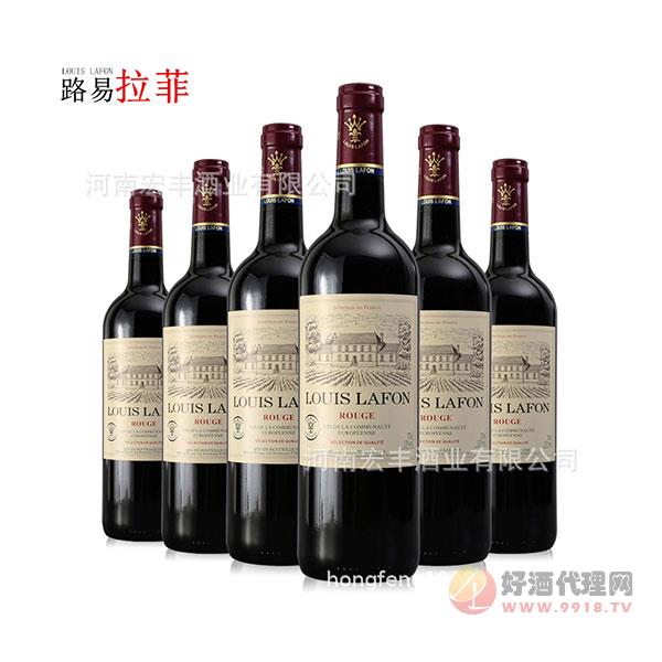 路易拉菲红酒-法国原瓶原装进口六支干红葡萄酒