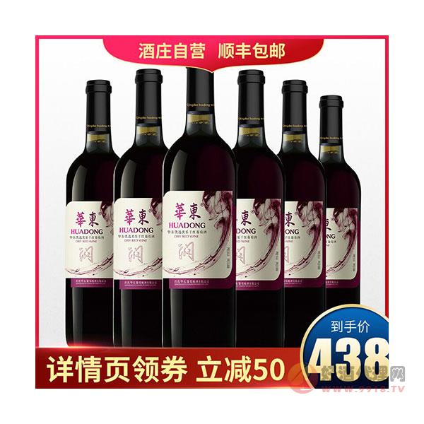 华东润系列美乐干红葡萄酒750ml6支装
