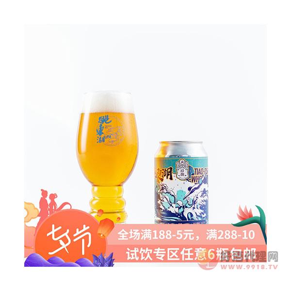 【拾捌精釀】1罐裝美式IPA跳東湖精釀啤酒熱帶水果味武漢18號酒館