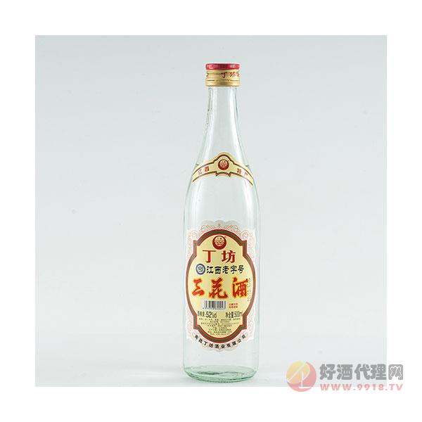 丁坊三花酒52度500ml浓香型白酒