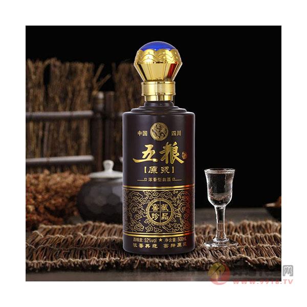 四川纯粮食白酒-生态酿造浓香型原浆酒52度500ml陈年老酒整箱特