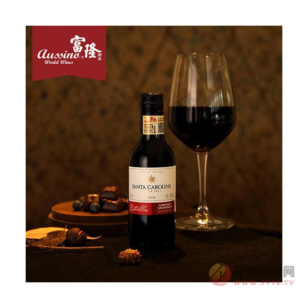 富隆酒业-智利原瓶进口富隆胜卡罗赤霞珠红葡萄酒187.5ml