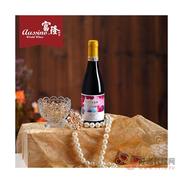 富隆酒业-法国原瓶进口红葡萄酒-花悦红葡萄酒375ml