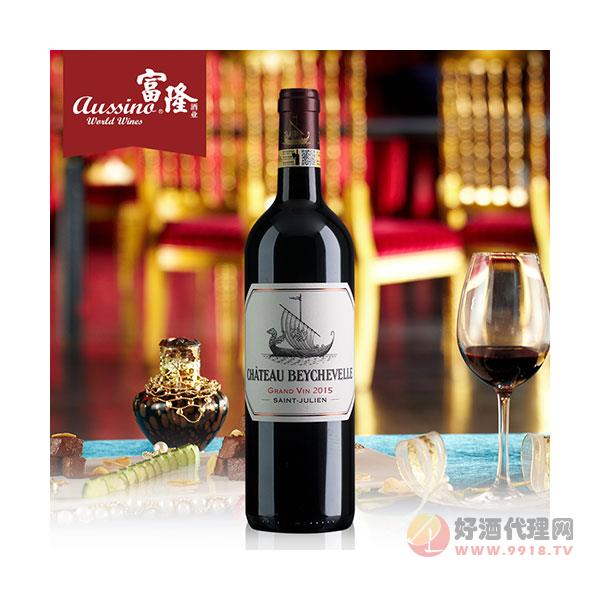 富隆酒业-法国原瓶进口名庄-富隆龙船庄园红葡萄酒750ml-2015年
