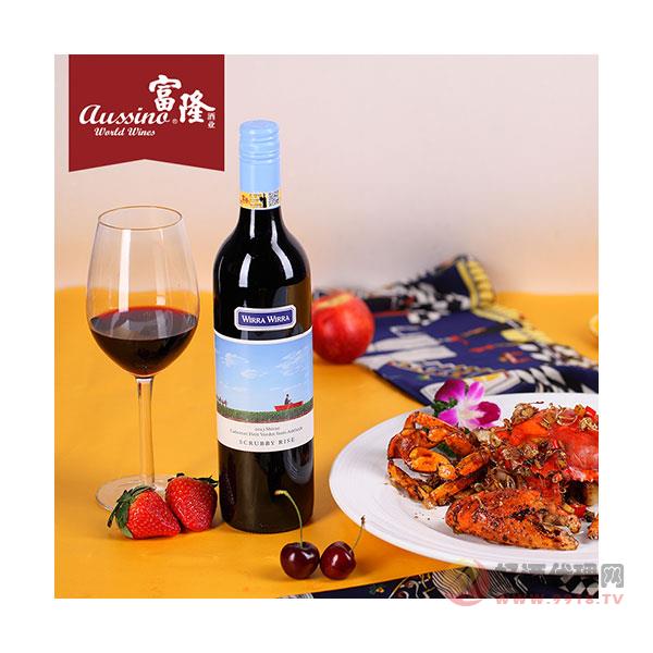 富隆酒业-澳洲进口红酒-富隆威拿红葡萄酒750ml单支干红