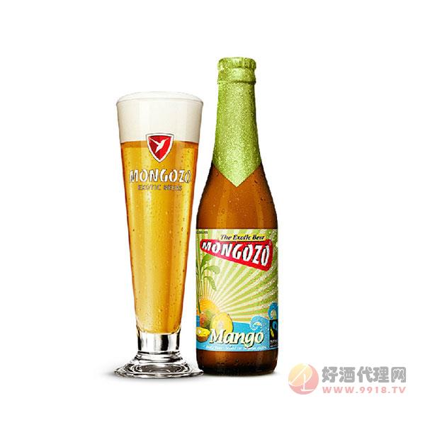 批发-比利时进口精酿果啤-Mongozo梦果酌芒果味啤酒-330ml_24瓶装