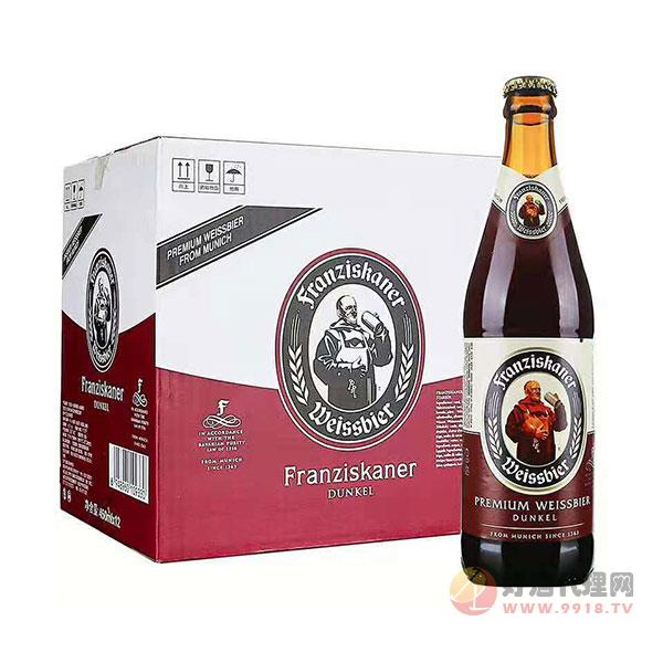 德国啤酒教士黑啤450_12瓶装