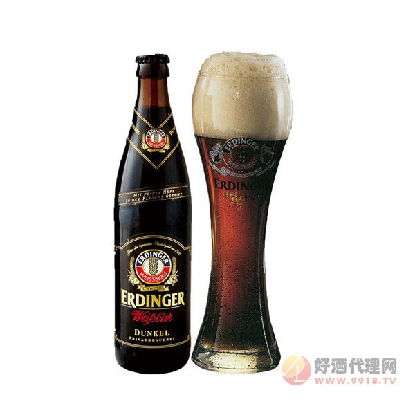 德国原装进口啤酒艾丁格小麦黑啤酒500ml_12