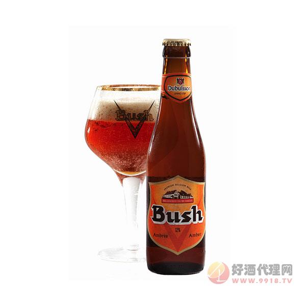 比利时原装进口啤酒-布什啤酒12度Bush-330ml_24瓶