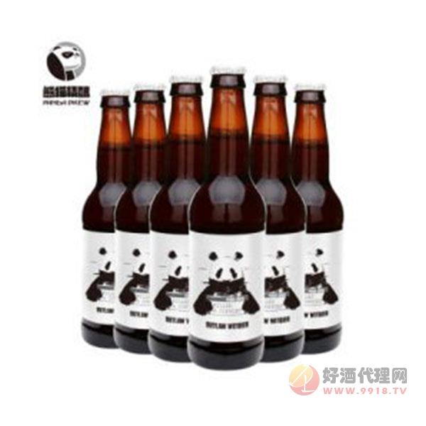 24瓶-熊猫杀马特陈皮小麦啤酒-中国精酿330ml