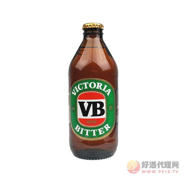 澳大利亚原装进口-维多利亚苦啤酒-VB啤酒-375ml_24瓶