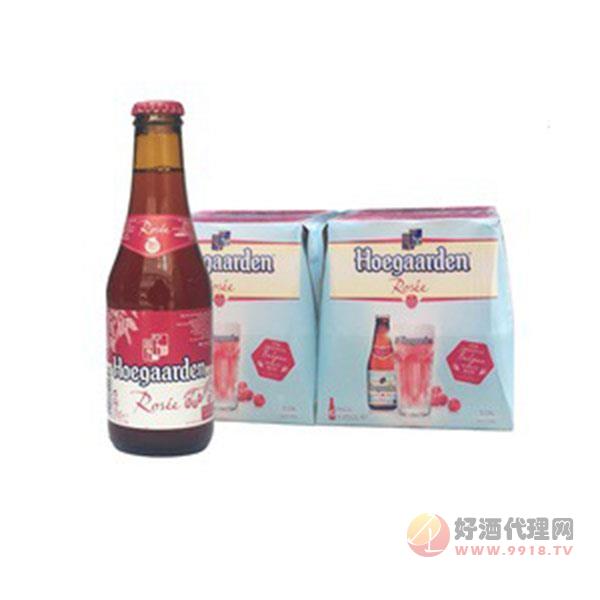 比利时福佳-玫瑰色-覆盆子莓果味啤酒250ml整箱到期2020年3月